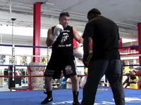 Gunn hits pads