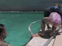 Anea & Seth At The Pool