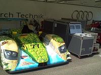 Audi DTM and Le Mans at Goodwood paddock