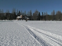 Walking on a frozen lake