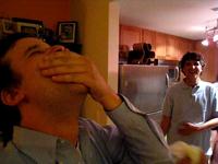 Dave can't hold his potatoes