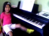 Susanna's first "performance" from "lessons" w/ mom