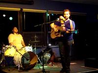 P.A. Harper with Eli Reyes at KuppaJoe's
