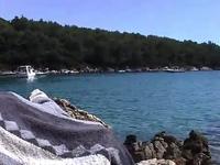 the island Rab in Croatia