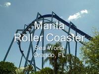 Manta Roller Coaster - Sea World - Orlando, Florida