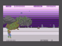 Space Harrier Atari 8-bit Conversion Stage 6 and 7