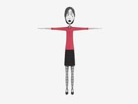 Personaje: Mima - Rotación 360°
