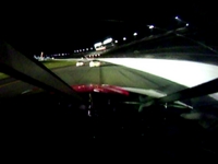 Practice laps at night with the GoPro Motorsports HERO Wide camera
