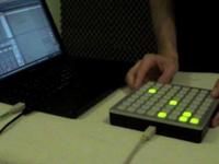 glow (live) using monome 40h