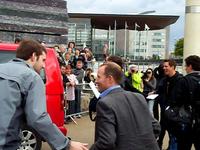 Torchwood actors arrive in Cardiff