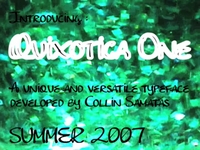QUIXOTICA ONE Promotional Video
