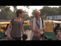 Fourchette et sac a dos - Inde