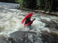 Freestyle kayaking in Finland July 2009.
