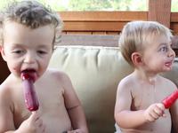20090724 Sam and Finn With a Popsicle | Austin, TX