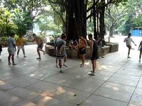 Kemari? Football? in the park - China