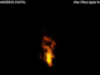 Digital fire create din After Effects only