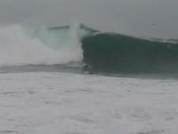 Eddie Solomon bodyboarding at Wedge, Newport Beach July 24, 2009