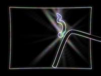 Outline Runner: Psychedelic Node Glitch