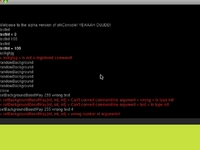 ofxConsole: c++ Text Console for OpenFrameworks