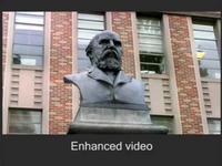 Using Photographs to Enhance Videos of a Static Scene