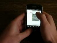 Présentation vidéo du Blackberry Storm, Navigateur web et conclusion