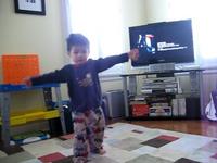 Joshua dancing to "Apologize"