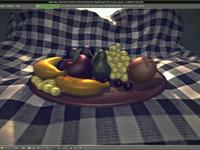 fruit bowl -- 2d filters in blender game engine