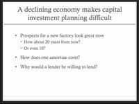 Finite Resources: One Possible Explanation for the Financial Crisis
