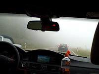 Foggy drive to Nürburgring