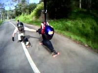 Speedboarding Monty Hill