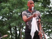 Glen David Andrews in concert at Reston Towncenter, part 1
