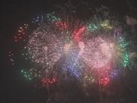 Fireworks in Tokyo Bay