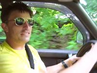 Thad driving us in Costa Rica