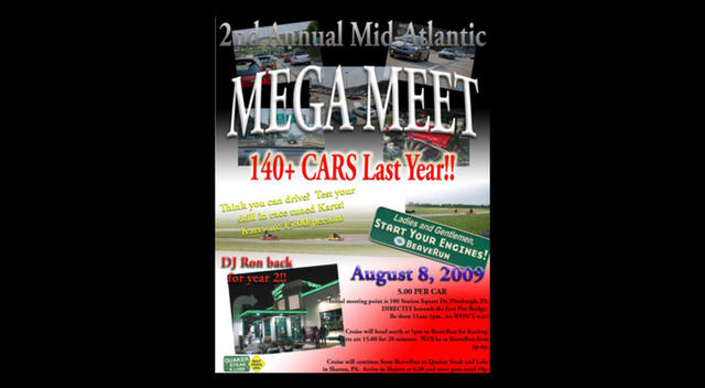 2nd Annual Mid-Atlantic Honda MEGA MEET in Pittsburgh, PA Aug 8, 2009