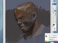 Digital painting color sketch from reference 09 02 22