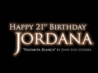 "Palomita Blanca" Jordana's 21st Birthday...