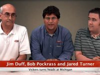 Vickers turns heads at Michigan