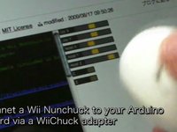 Arduino Wii Nunchuck Demo