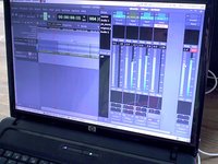 Ardour session: recording a bassline with SynAddSubFX