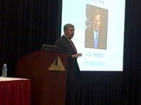 U.S. Senator Johnny Isakson at ABR & FMLS Trade Show