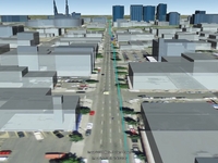Portland Streetcar Loop Visualization - Northbound - Rev. 3: February, 2009