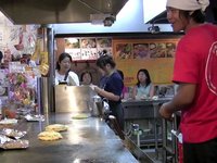 Making Okonomiyaki in Japan