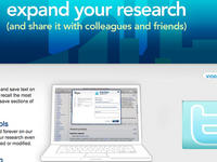 Sharing cytes and projects with Twitter, Facebook etc..