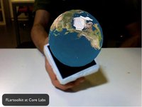 Earth and Moon - Augmented reality