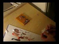 Wolf/dog thing painting time lapse