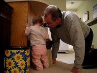 Sydney Playing with Opa