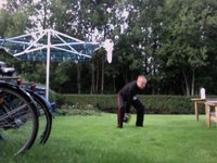 Evening birthday workout