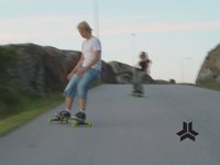 Riding Freebord in Bohuslän Sweden