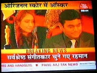 changing channels in India during the oscars