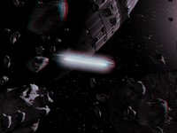 Millennium Falcon 3d Anaglyph